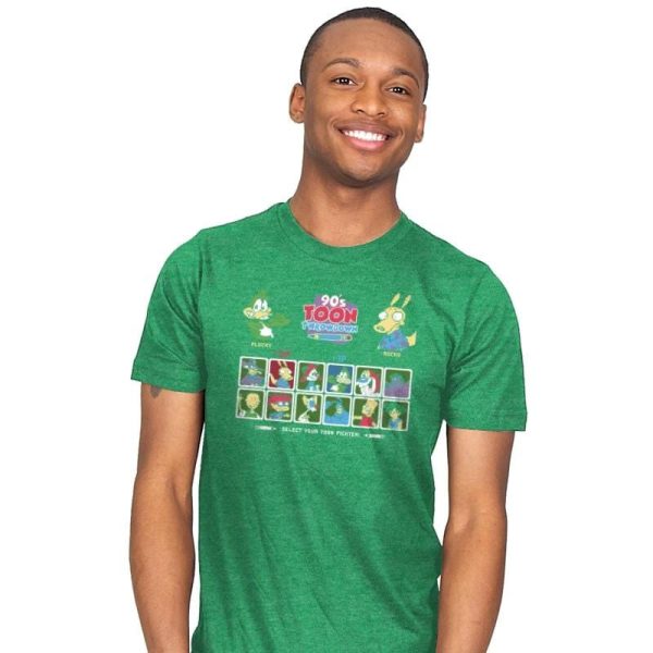 90's Toon Throwdown Exclusive - 90s Kid - Mens T-Shirts RIPT Apparel 4x-large / Kelly
