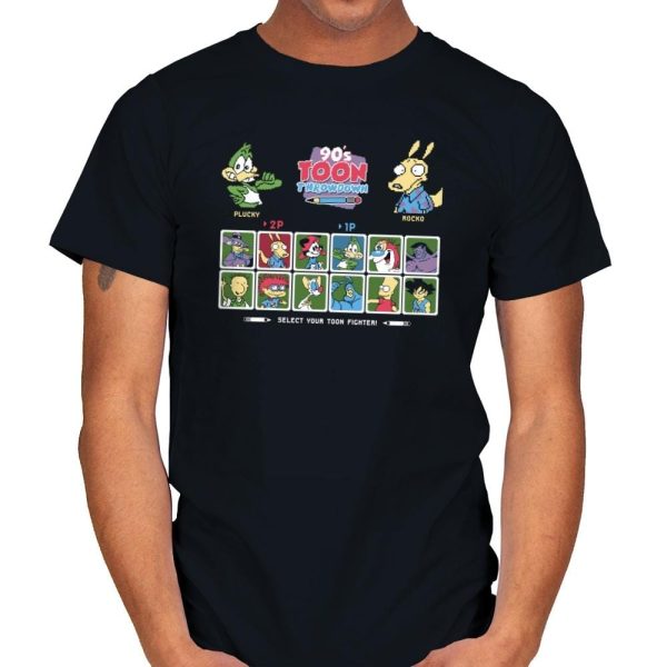 90's Toon Throwdown Exclusive - 90s Kid - Mens T-Shirts RIPT Apparel Small / Black