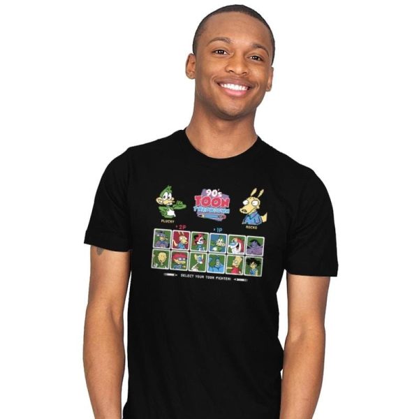 90's Toon Throwdown Exclusive - 90s Kid - Mens T-Shirts RIPT Apparel Small / Black