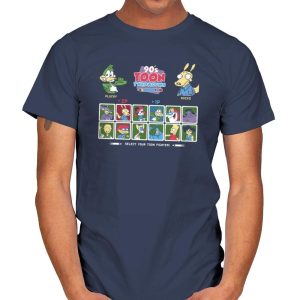90's Toon Throwdown Exclusive - 90s Kid - Mens T-Shirts RIPT Apparel Small / Navy