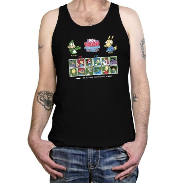 90's Toon Throwdown Exclusive - 90s Kid - Tanktop Tanktop RIPT Apparel X-Small / Black