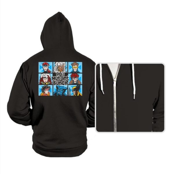 90s Mutant Bunch - Hoodies Hoodies RIPT Apparel Small / Black