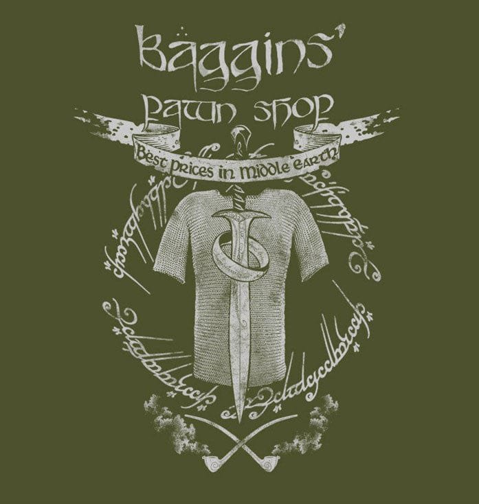 RIPT image Baggins Pawn Shop tshirt1