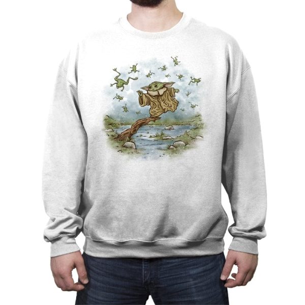 A Balanced Diet - Crew Neck Sweatshirt Crew Neck Sweatshirt RIPT Apparel Small / White