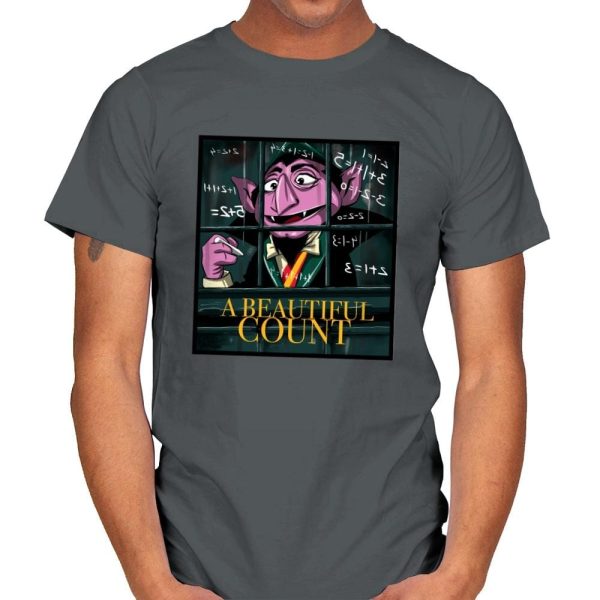 A Beautiful Count - Mens T-Shirts RIPT Apparel Small / Charcoal