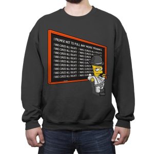 A Chalkboard Orange - Crew Neck Sweatshirt Crew Neck Sweatshirt RIPT Apparel