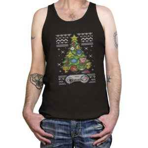 A Classic Gamers Christmas - Ugly Holiday - Tanktop Tanktop RIPT Apparel