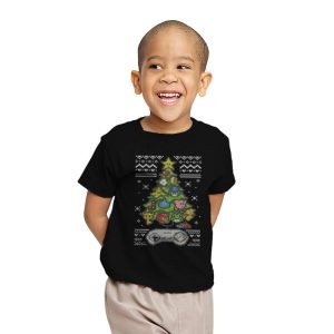 A Classic Gamers Christmas - Youth T-Shirts RIPT Apparel
