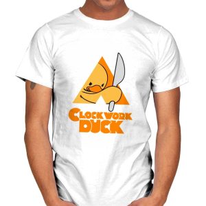 A Clockwork Duck - Mens T-Shirts RIPT Apparel Small / White