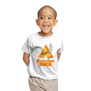 A Clockwork Duck - Youth T-Shirts RIPT Apparel X-small / White