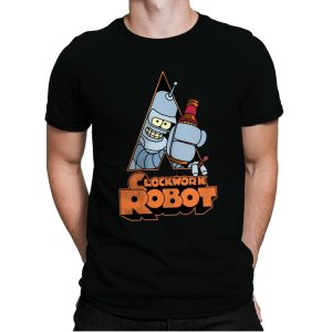 A Clockwork Robot - Mens Premium T-Shirts RIPT Apparel Small / Black