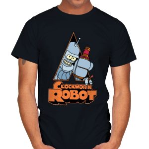 A Clockwork Robot - Mens T-Shirts RIPT Apparel Small / Black