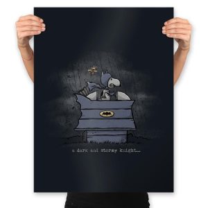 A Dark and Stormy Knight - Prints Posters RIPT Apparel 18x24 / Black