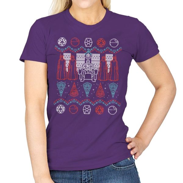 A Dark Mind - Ugly Holiday - Womens T-Shirts RIPT Apparel Small / Purple
