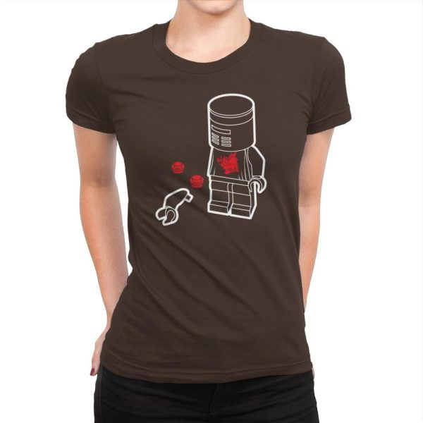 A Flesh Wound - Brick Tees - Womens Premium T-Shirts RIPT Apparel Small / Dark Chocolate