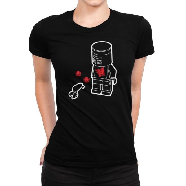 A Flesh Wound - Brick Tees - Womens Premium T-Shirts RIPT Apparel Small / Indigo