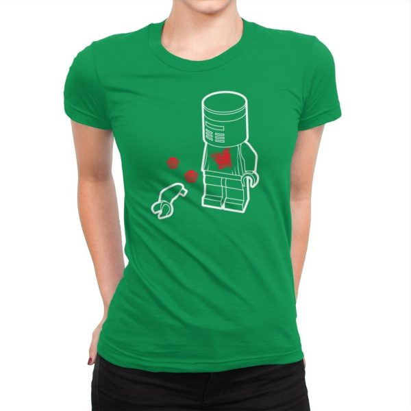 A Flesh Wound - Brick Tees - Womens Premium T-Shirts RIPT Apparel Small / Kelly Green