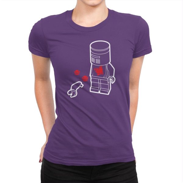 A Flesh Wound - Brick Tees - Womens Premium T-Shirts RIPT Apparel Small / Purple Rush