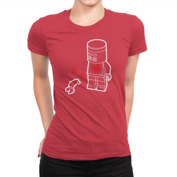 A Flesh Wound - Brick Tees - Womens Premium T-Shirts RIPT Apparel Small / Red