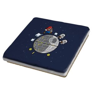 A Galaxy Far Far Away - Coasters Coasters RIPT Apparel 1 Coaster / Navy