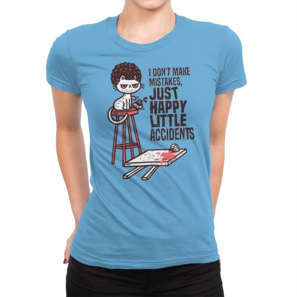 A Happy Little Accident - Womens Premium T-Shirts RIPT Apparel Small / Turquoise