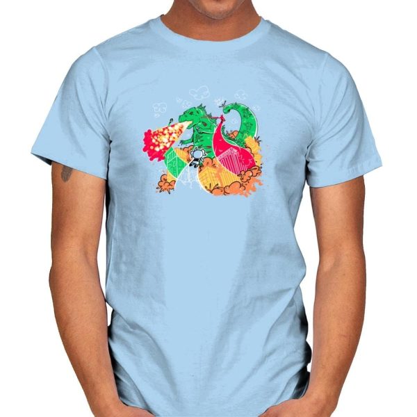 A Kaiju In Townsville Exclusive - Mens T-Shirts RIPT Apparel Small / Light Blue