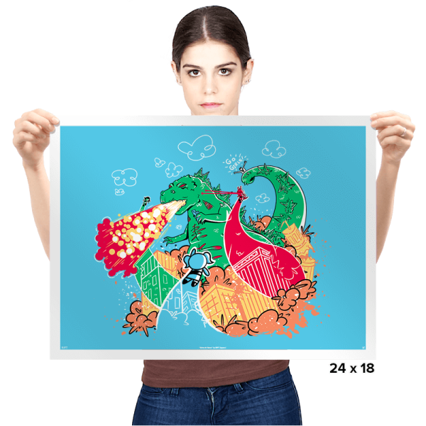 A Kaiju In Townsville Exclusive - Prints Posters RIPT Apparel