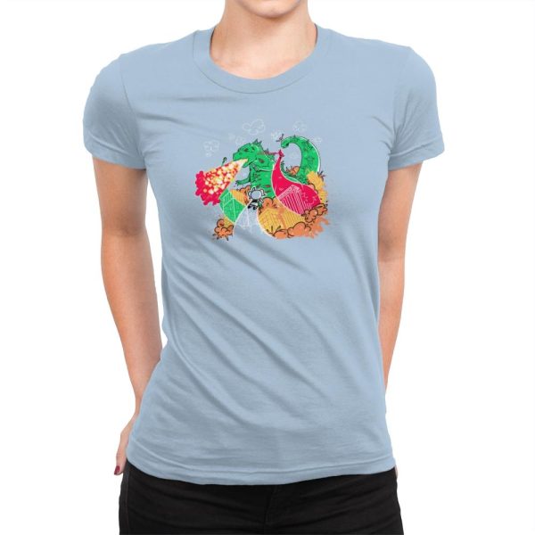 A Kaiju In Townsville Exclusive - Womens Premium T-Shirts RIPT Apparel Small / Cancun