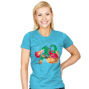 A Kaiju In Townsville Exclusive - Womens T-Shirts RIPT Apparel