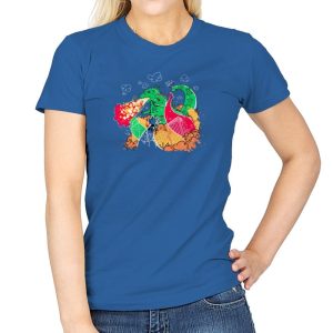 A Kaiju In Townsville Exclusive - Womens T-Shirts RIPT Apparel Small / Royal