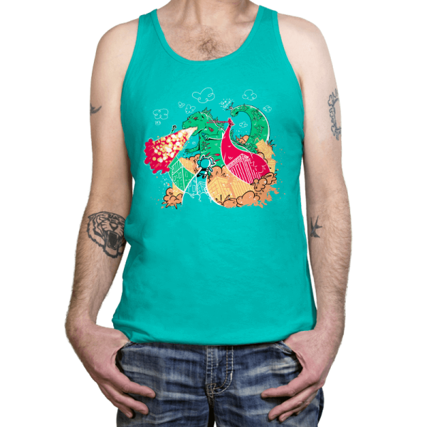 A Kaiju In Townsville - Tanktop Tanktop RIPT Apparel