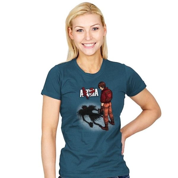 A-KIRA - Pop Impressionism - Womens T-Shirts RIPT Apparel Small / Indigo