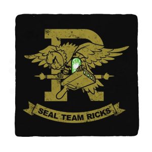 A Lab Coat of Arms Exclusive - Coasters Coasters RIPT Apparel 1 Coaster / Black