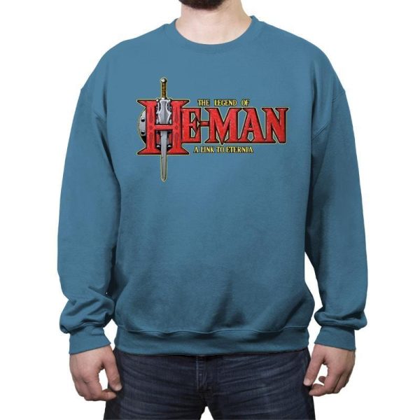 A Link to Eternia - Crew Neck Sweatshirt Crew Neck Sweatshirt RIPT Apparel