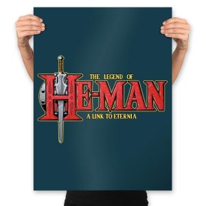 A Link to Eternia - Prints Posters RIPT Apparel 18x24 / Indigo