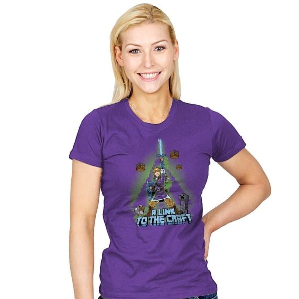 A Link To The Craft Exclusive - Womens T-Shirts RIPT Apparel Small / Purple