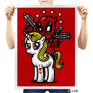 A Merc, 2 Guns, & A Unicorn - Prints Posters RIPT Apparel