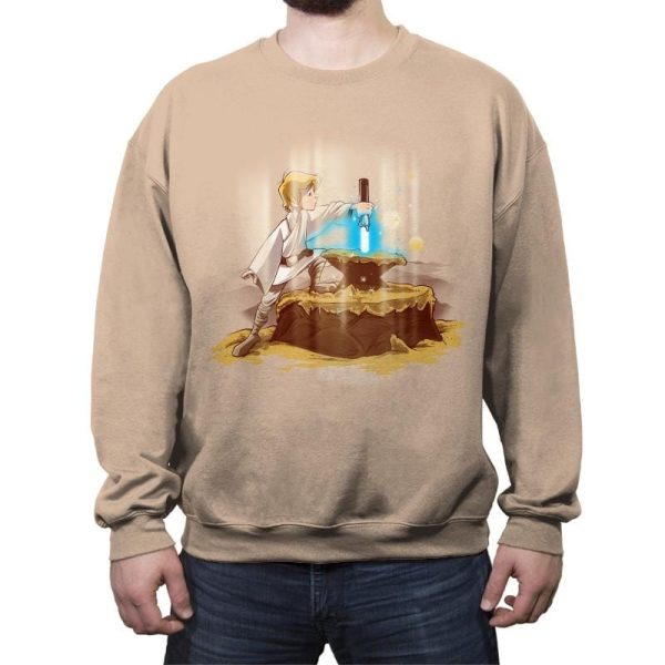A New King - Art Attack - Crew Neck Sweatshirt Crew Neck Sweatshirt RIPT Apparel Small