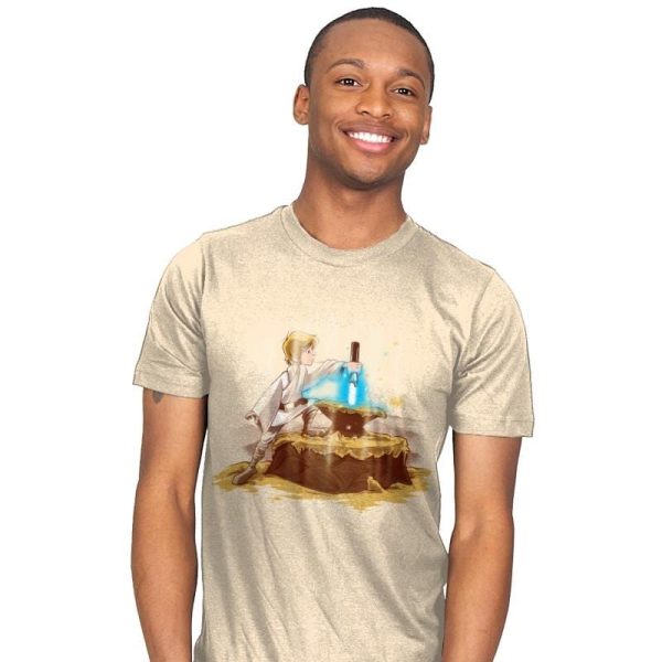 A New King - Art Attack - Mens T-Shirts RIPT Apparel Small / Natural