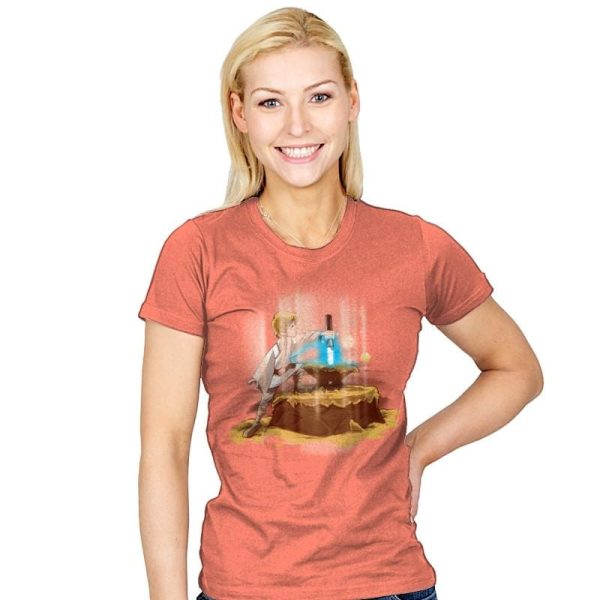 A New King - Art Attack - Womens T-Shirts RIPT Apparel Small / Coral