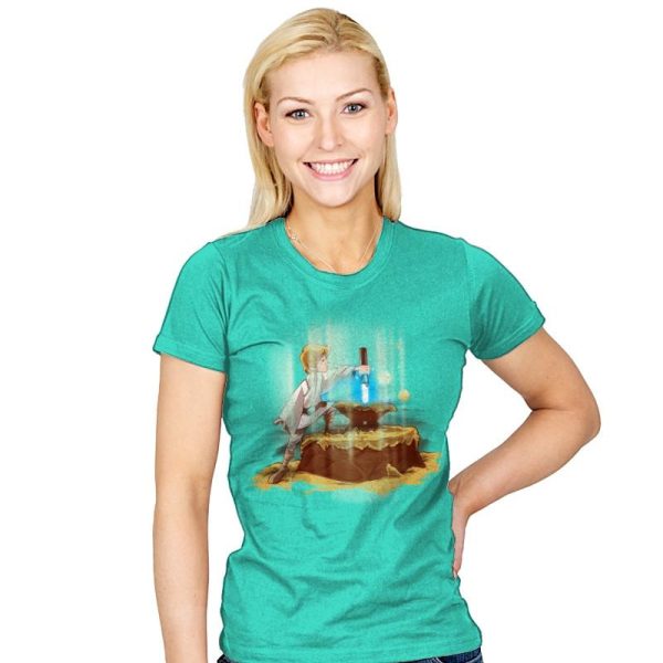 A New King - Art Attack - Womens T-Shirts RIPT Apparel Small / Mint
