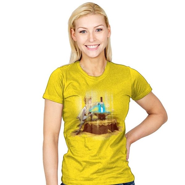 A New King - Art Attack - Womens T-Shirts RIPT Apparel Small / Sunshine