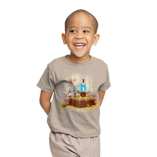 A New King - Art Attack - Youth T-Shirts RIPT Apparel