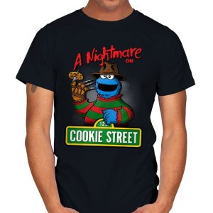 A Nightmare On Cookie Street - Mens T-Shirts RIPT Apparel Small / Black