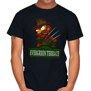 A Nightmare on Evergreen Terrace - Mens T-Shirts RIPT Apparel Small / Black
