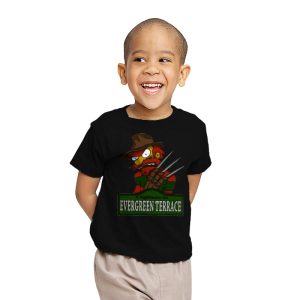 A Nightmare on Evergreen Terrace - Youth T-Shirts RIPT Apparel X-small / Black