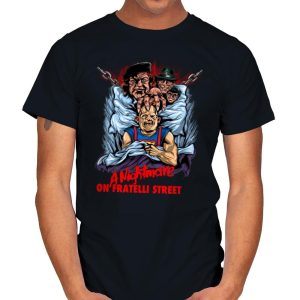 A Nightmare on Fratelli Street - Mens T-Shirts RIPT Apparel Small / Black