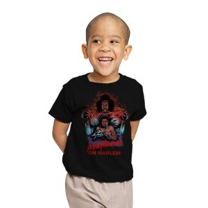 A Nightmare on Harlem - Youth T-Shirts RIPT Apparel X-small / Black