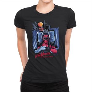 A Nightmare on Pool Street - Womens Premium T-Shirts RIPT Apparel Small / Black