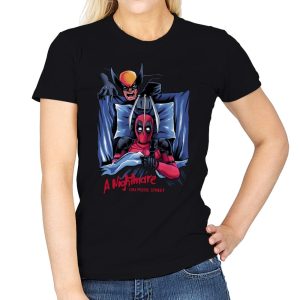 A Nightmare on Pool Street - Womens T-Shirts RIPT Apparel Small / Black